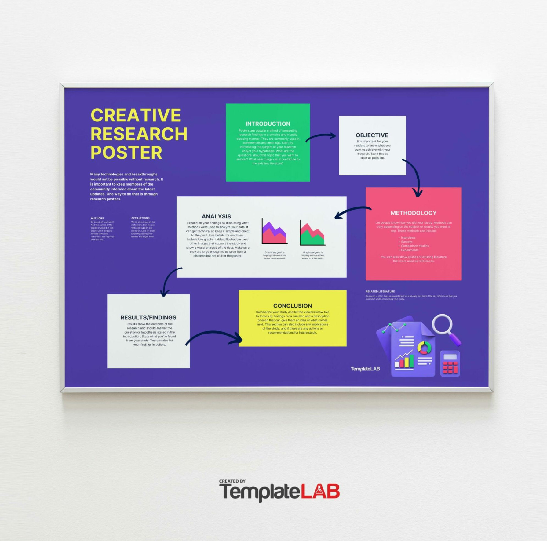 Creative Research Poster Templates (Word, PowerPoint) ᐅ