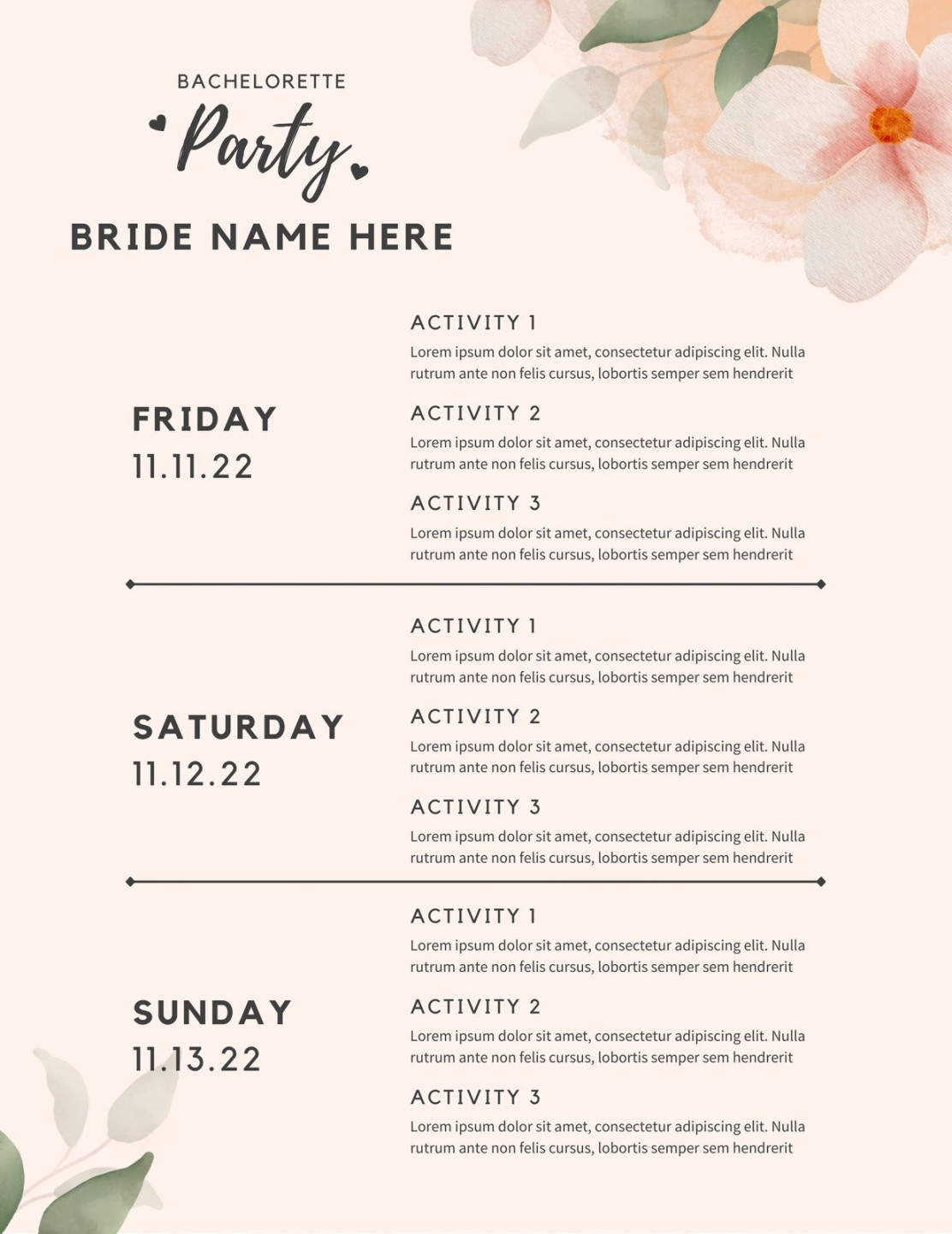 Free party planner templates to customize and print  Canva