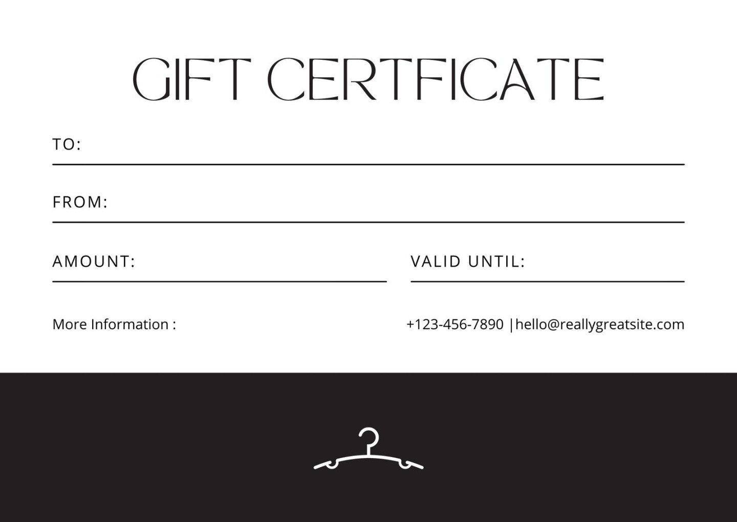 Free, printable gift certificate templates to customize  Canva