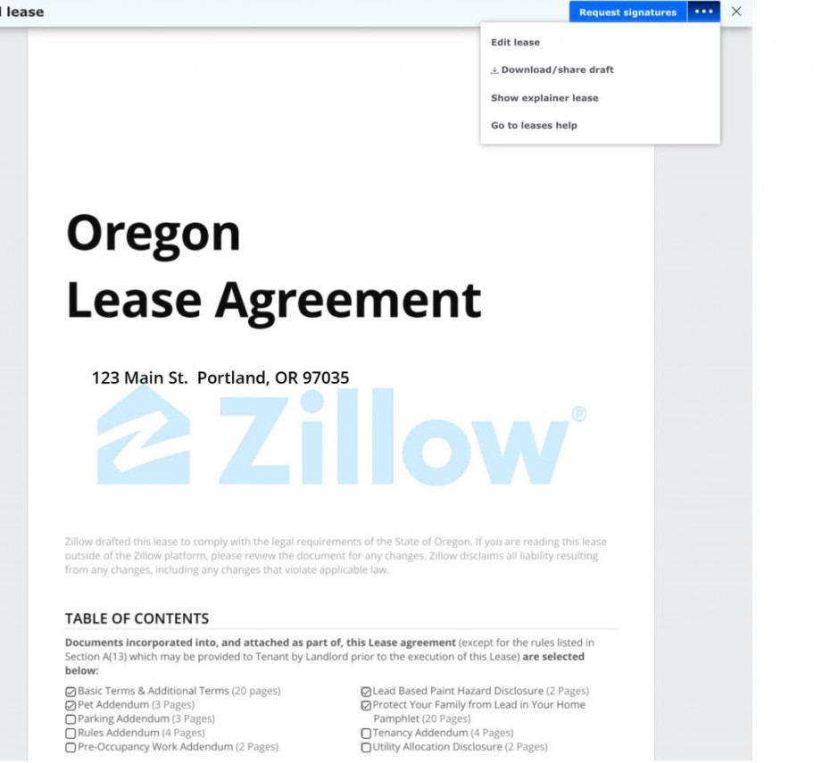 How to Make a Lease Agreement - Free Template  Zillow Rental Manager