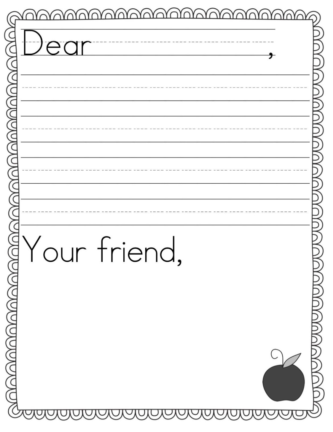 PEN PAL NEWS + FRIENDLY LETTER FREEBIE