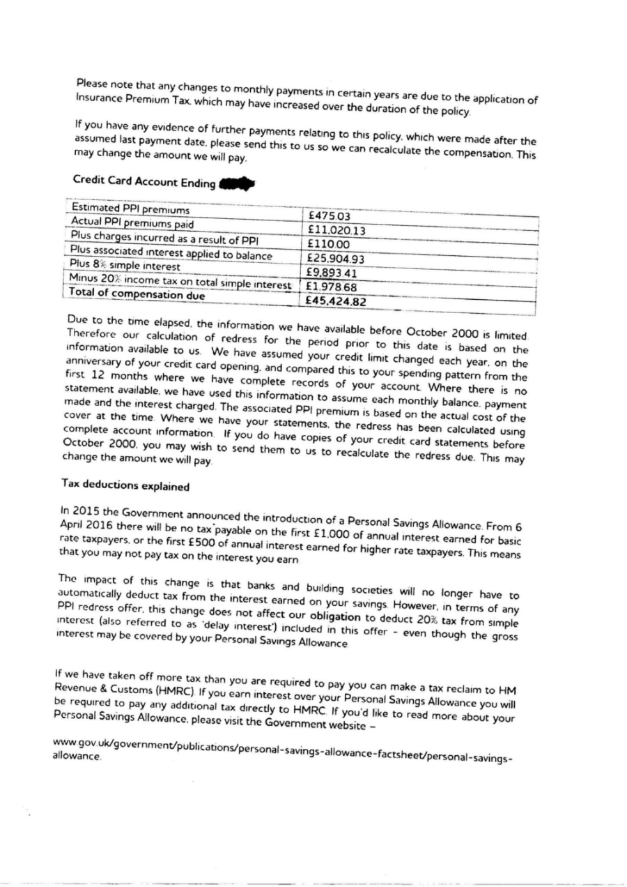 Ppi Claim Letter Template For Credit Card - Best Business intended