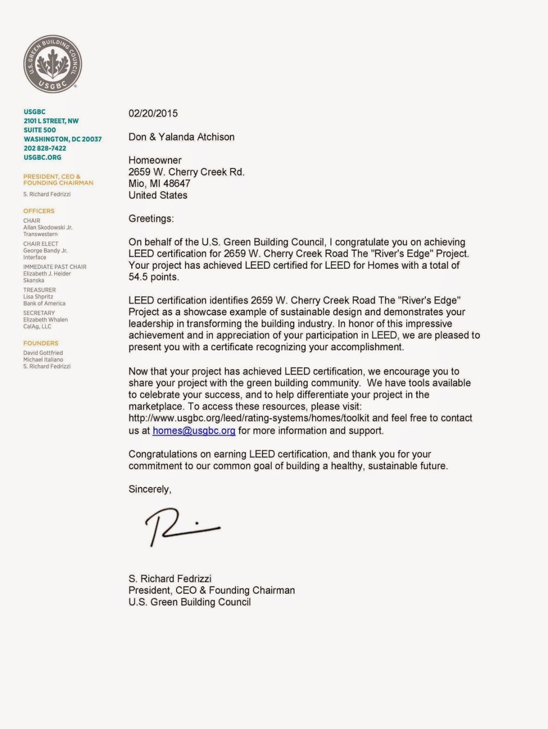 Professional Leed Letter Template