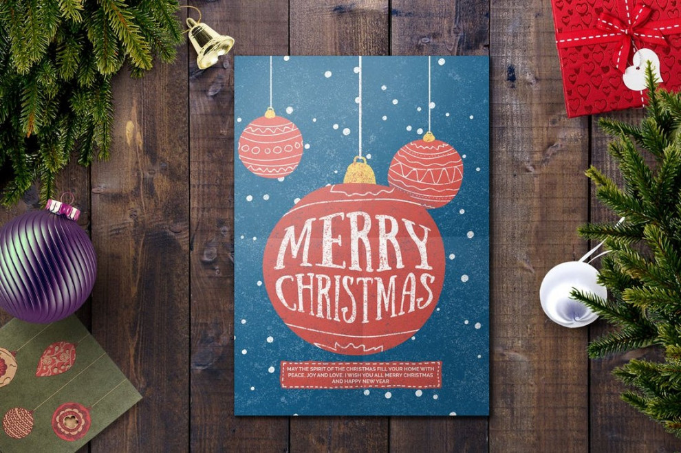 + Best Christmas Card Templates for Photoshop  Design Shack