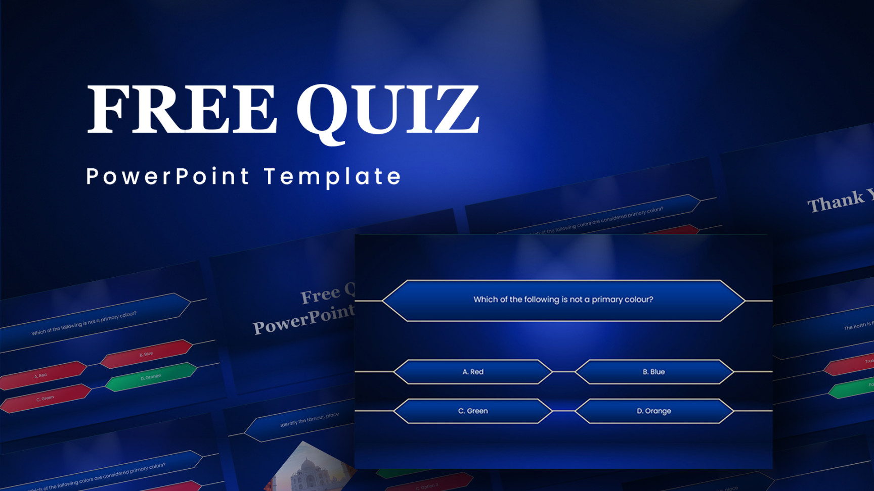 Free Animated Quiz PowerPoint Template - SlideBazaar