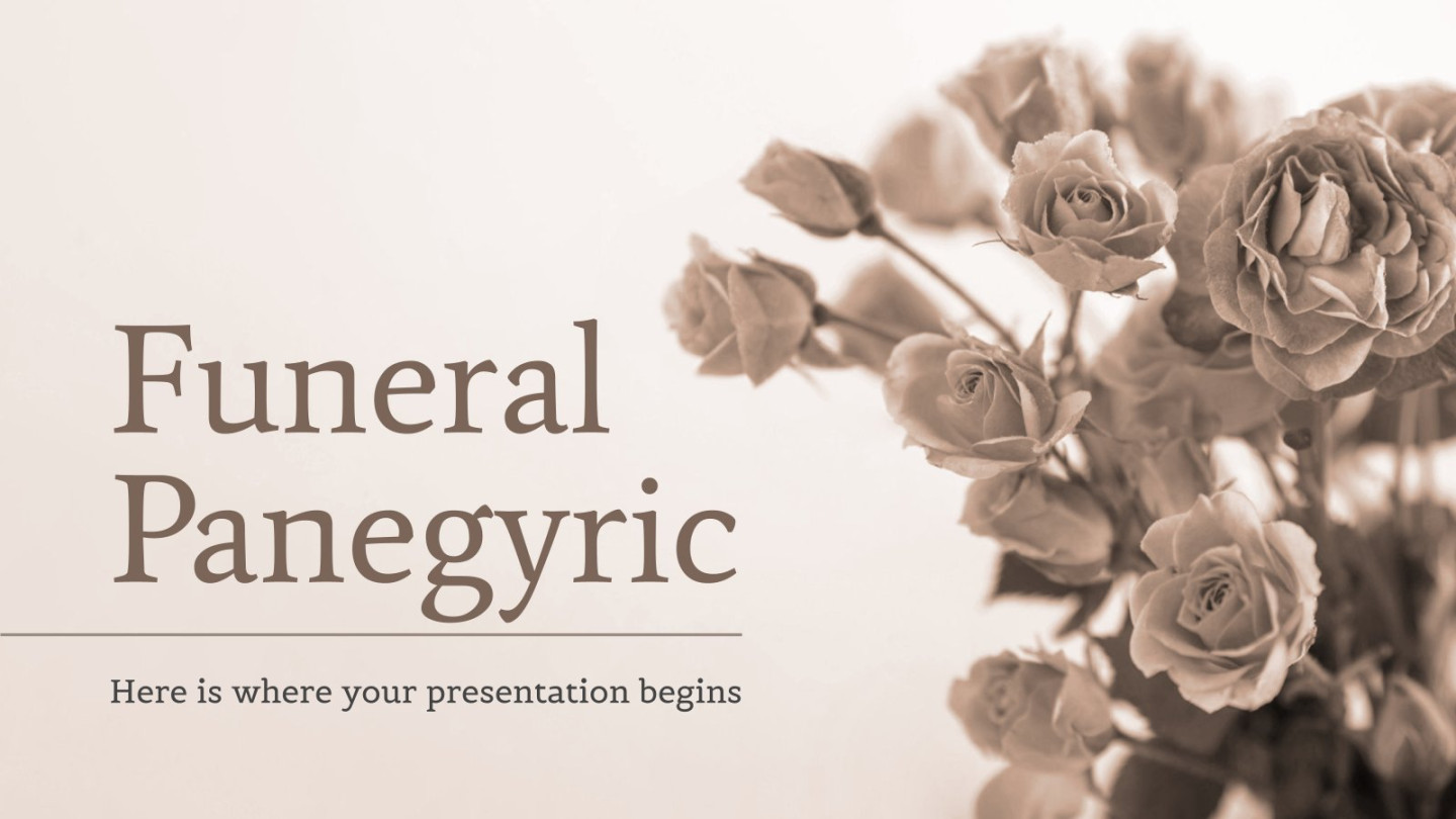 Free Google Slides & PowerPoint templates for funerals