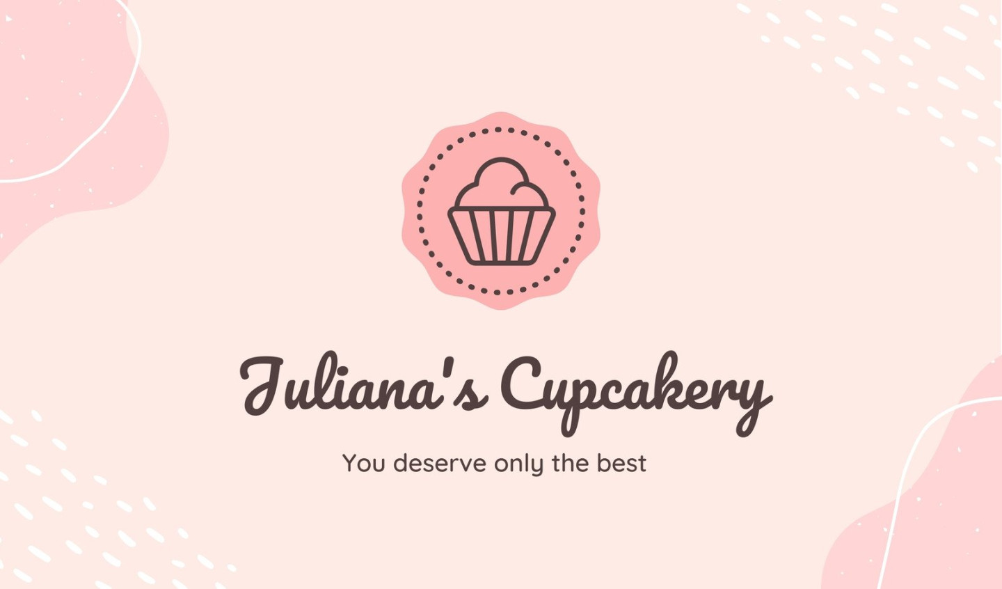 Free printable, customizable cake business cards  Canva