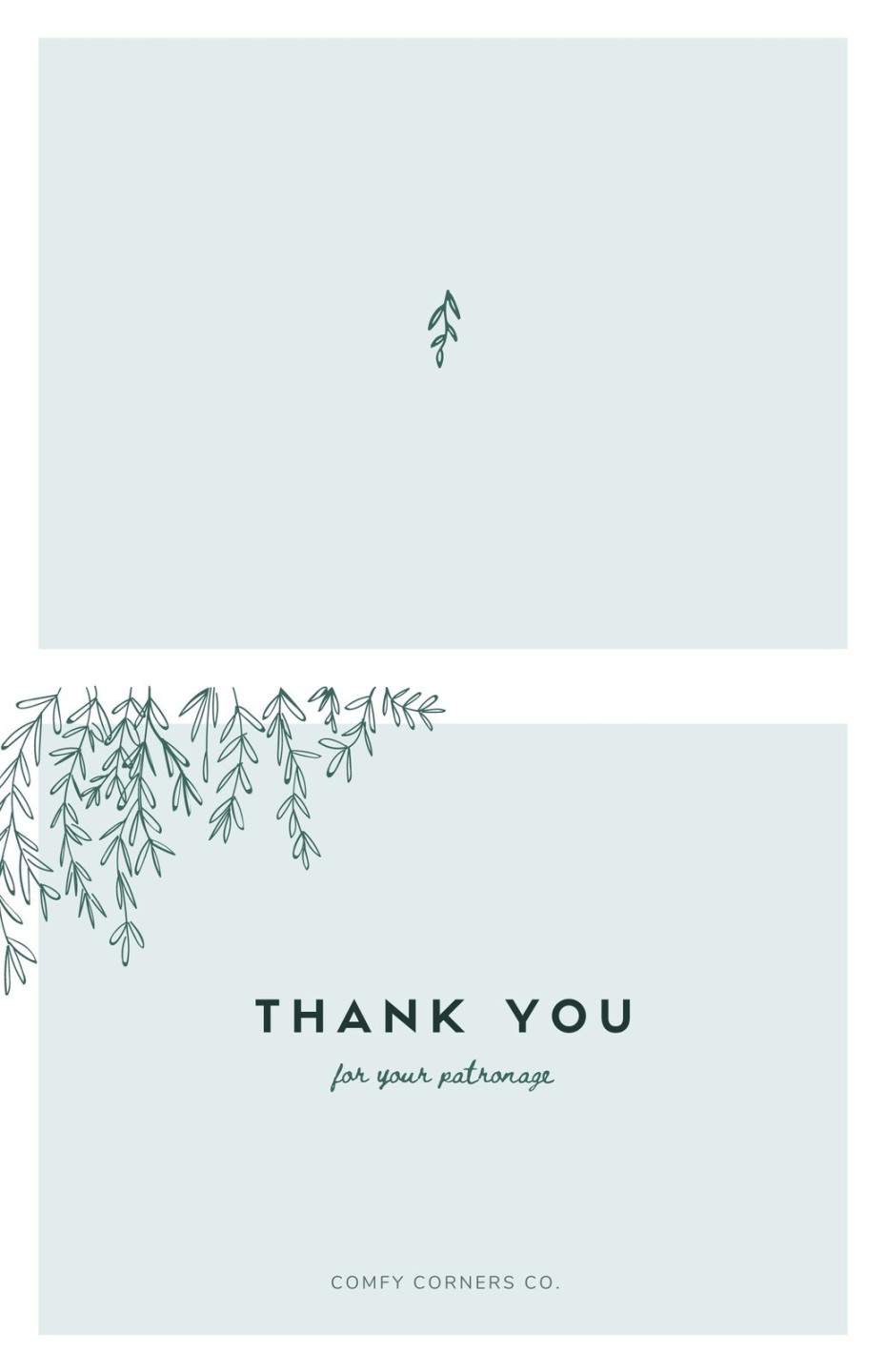 Free printable, customizable folded note card templates  Canva