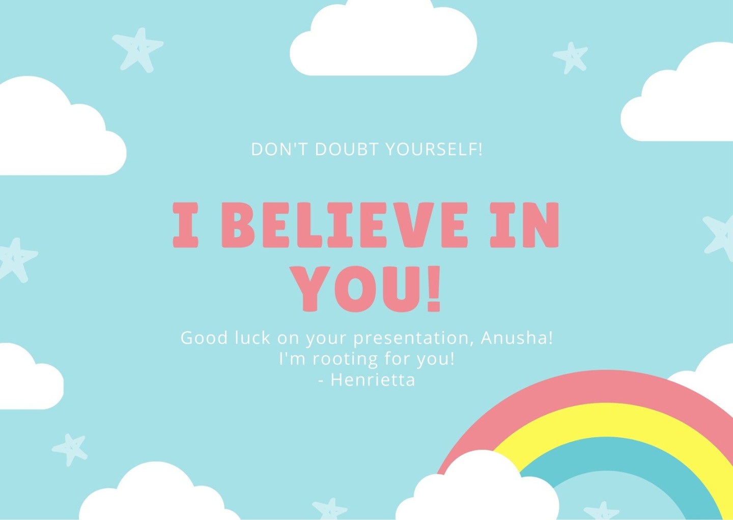 Free printable, customizable good luck card templates  Canva