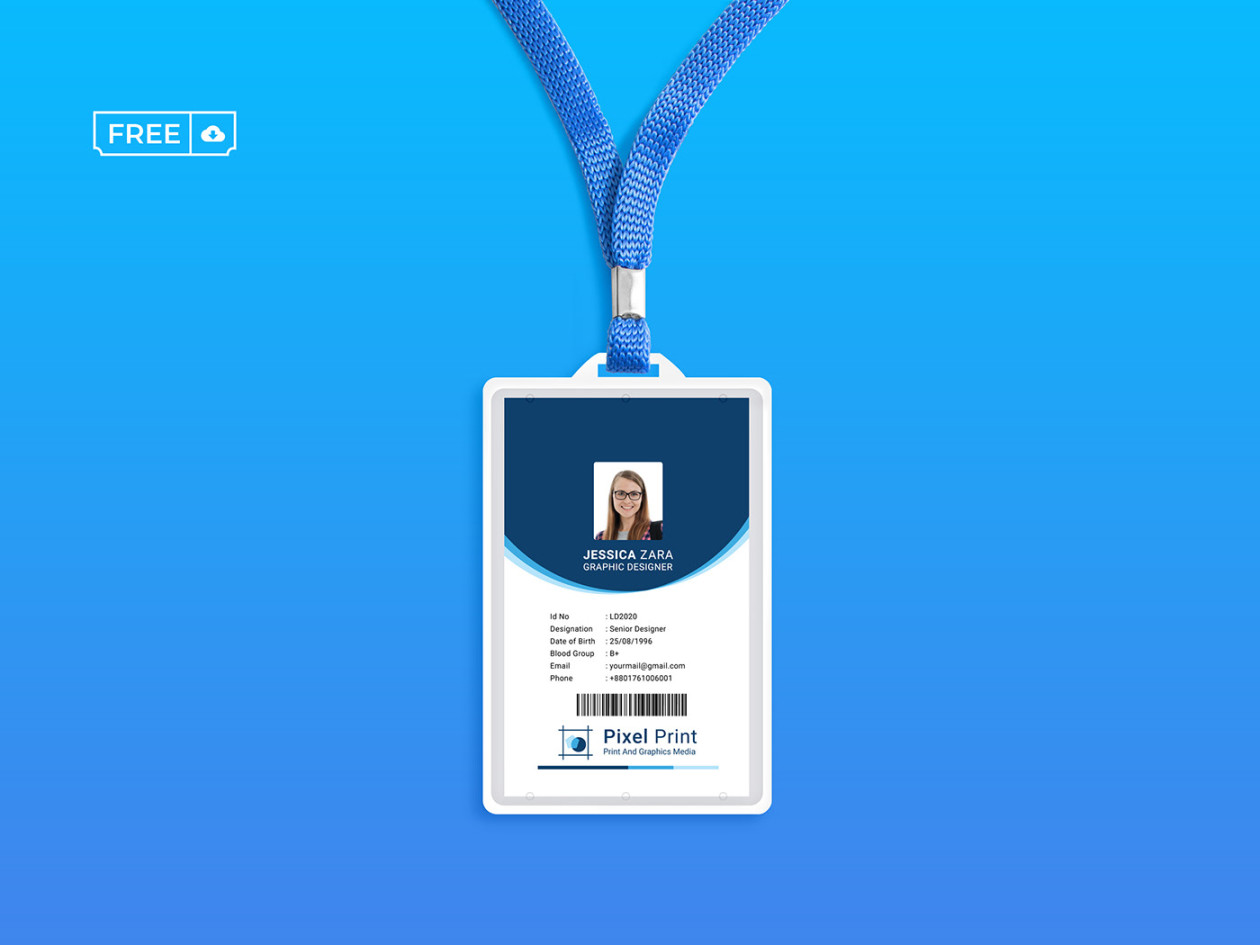 ID Card Template Free Download :: Behance