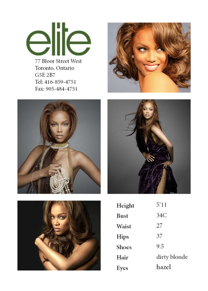 Modeling Comp Card Template. Designing Women Fash