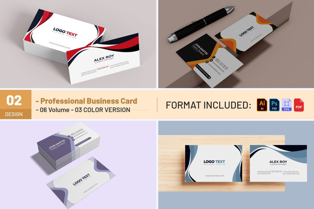 Modern Business Cards Template V-