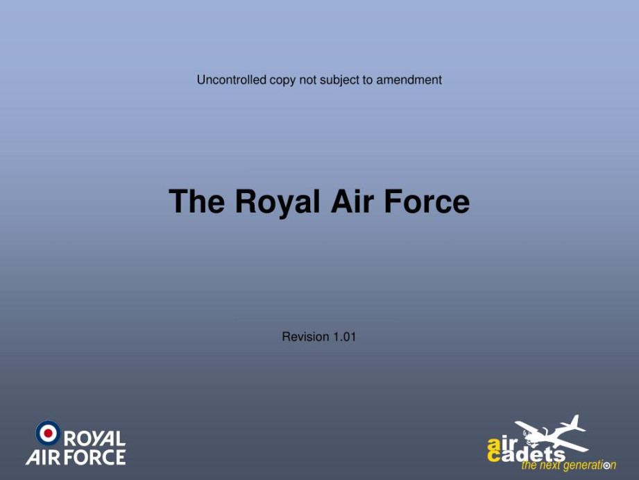 PPT - The Royal Air Force PowerPoint Presentation, free download