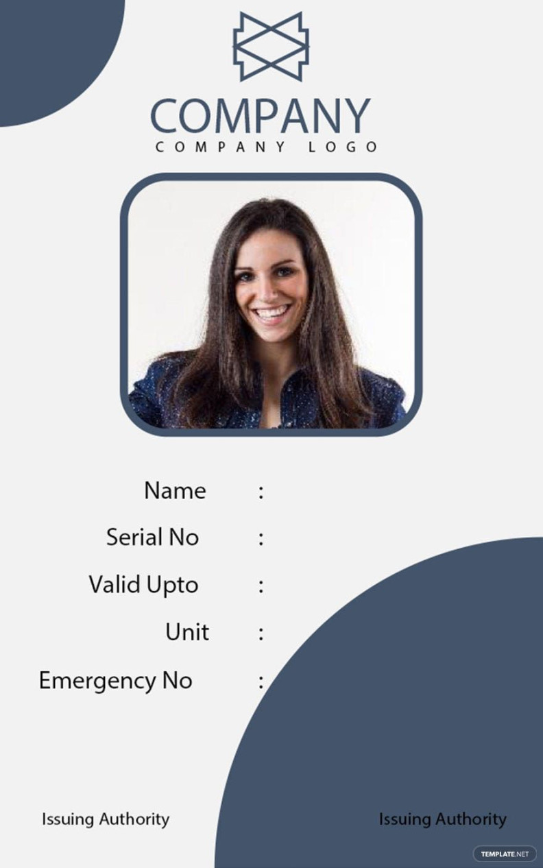 Professional ID Card Templates in Word - FREE Download  Template