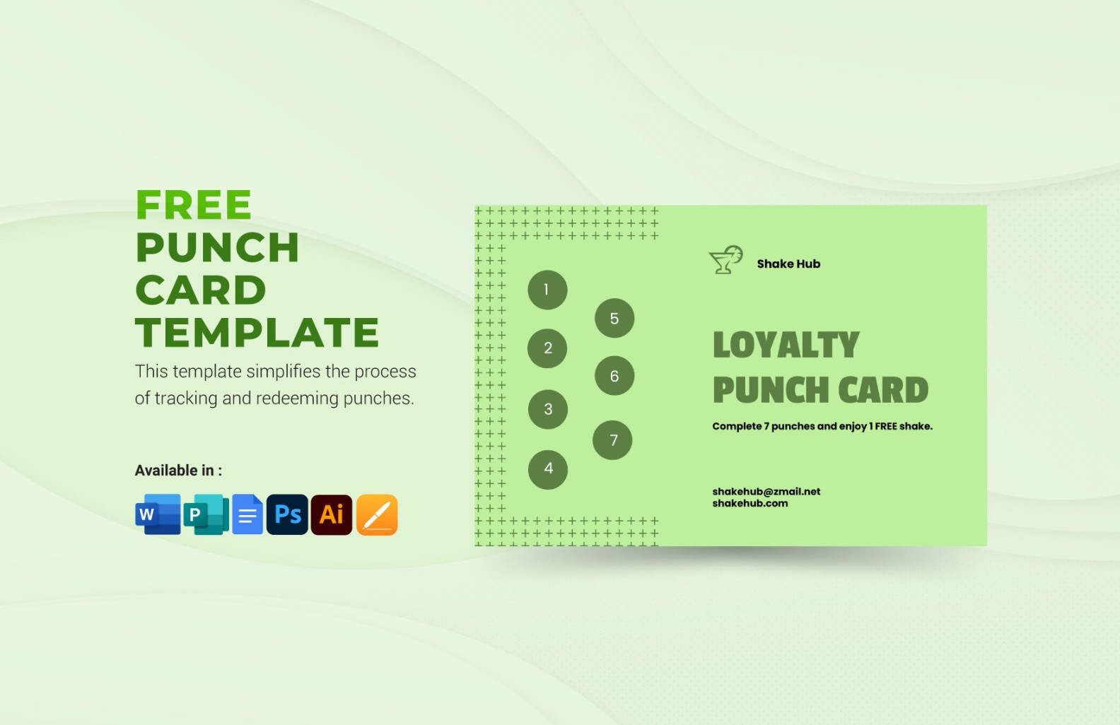 Punch Card Templates in Word - FREE Download  Template