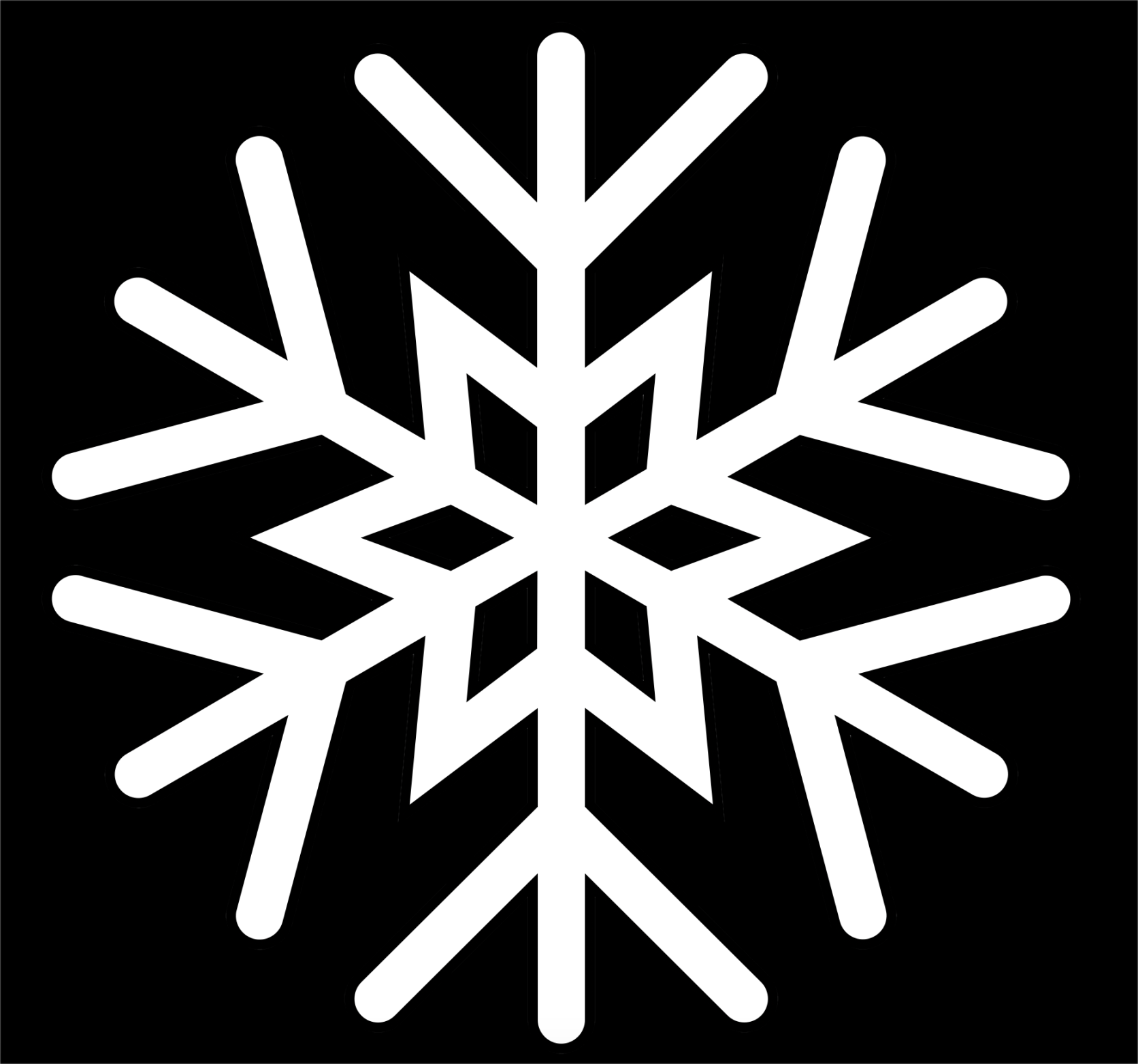 Snowflake Printable Template