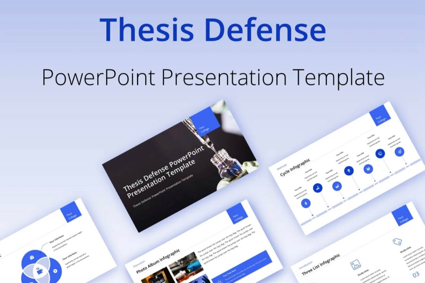 Striking PowerPoint Templates for Thesis Presentation