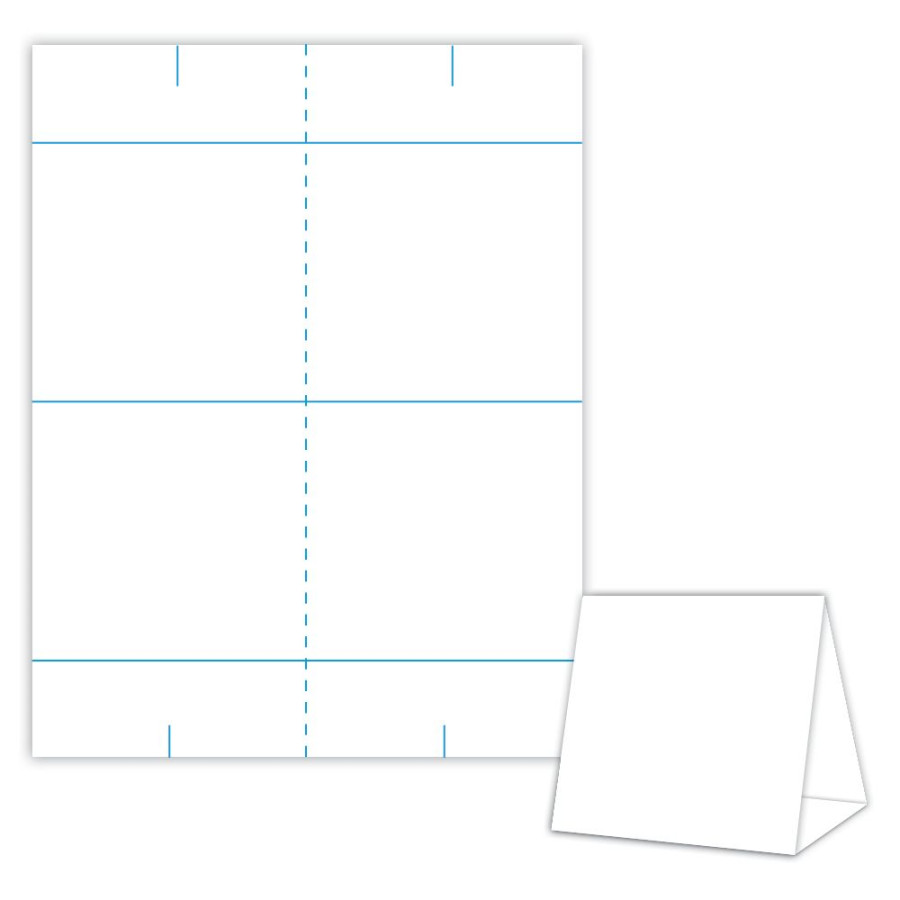 Table Tent Template –  Printable Table Tent Templates And