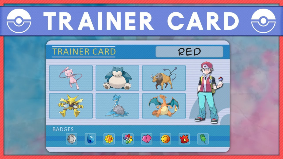 TRAINER CARD  POKEMON PHOTOSHOP TUTORIAL TEMPLATE