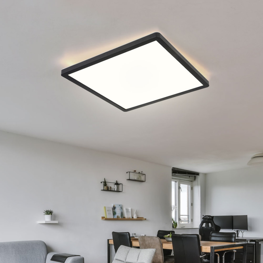 Badezimmer Lampe LED Deckenleuchte Deckenlampe IP, Memoryfunktion, Backlight, weiß schwarz opal satiniert, x LED 8W 500Lm K, HxLxB Badezimmer Lampe LED Deckenleuchte Deckenlampe IP, Memoryfunktion, Backlight, weiß schwarz opal satiniert, x LED 8W 500Lm K, HxLxB