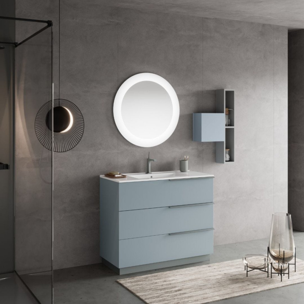 BODENSTEHENDER BADSCHRANK MIT WASCHBECKEN CM MIT SCHUBLADEN UND SPIEGEL NEW YORK BODENSTEHENDER BADSCHRANK MIT WASCHBECKEN CM MIT SCHUBLADEN UND SPIEGEL NEW YORK
