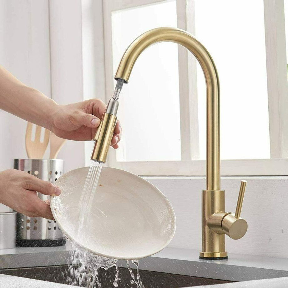Gold Küchenarmatur Ausziehbar mit Brause °  Kaufland