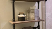 Badezimmer Regal – Industrieller Charme