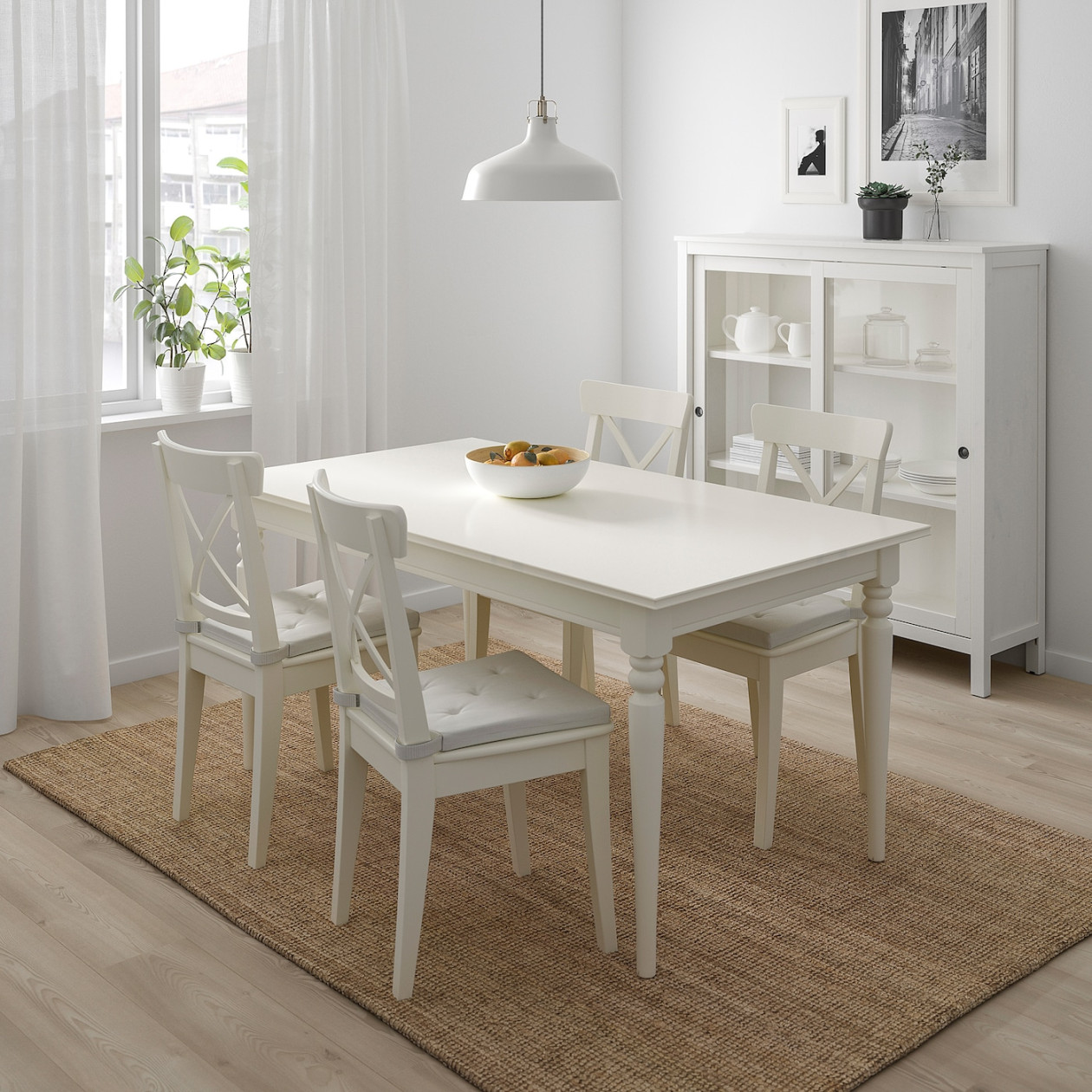 INGATORP / INGOLF Tisch und Stühle, weiß, / cm - IKEA INGATORP / INGOLF Tisch und Stühle, weiß, / cm - IKEA