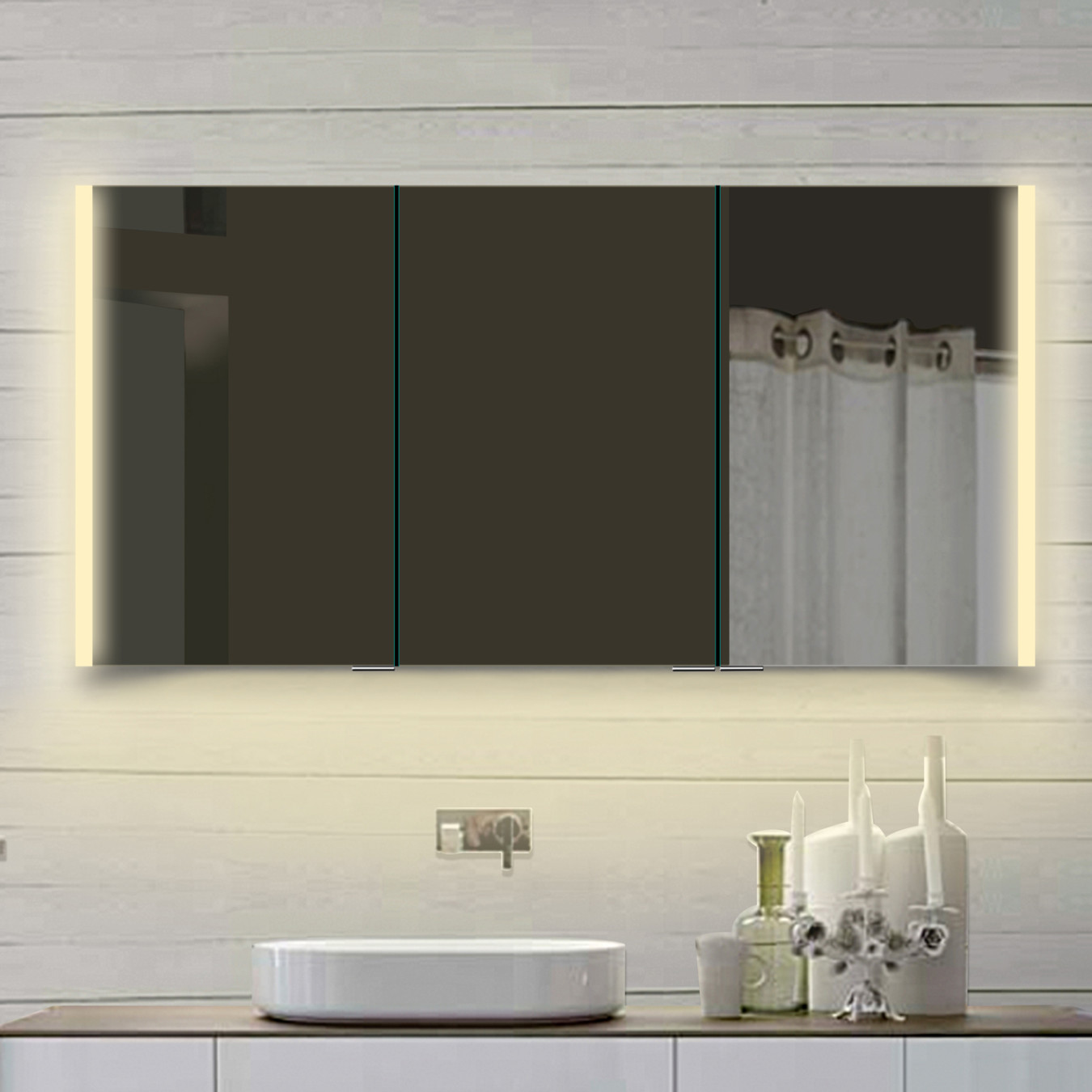 Lux-aqua Shop - Design Aluminium LED Kalt- / Warmlicht Badezimmer Lux-aqua Shop - Design Aluminium LED Kalt- / Warmlicht Badezimmer
