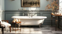 Badezimmer-Retro-Vibes