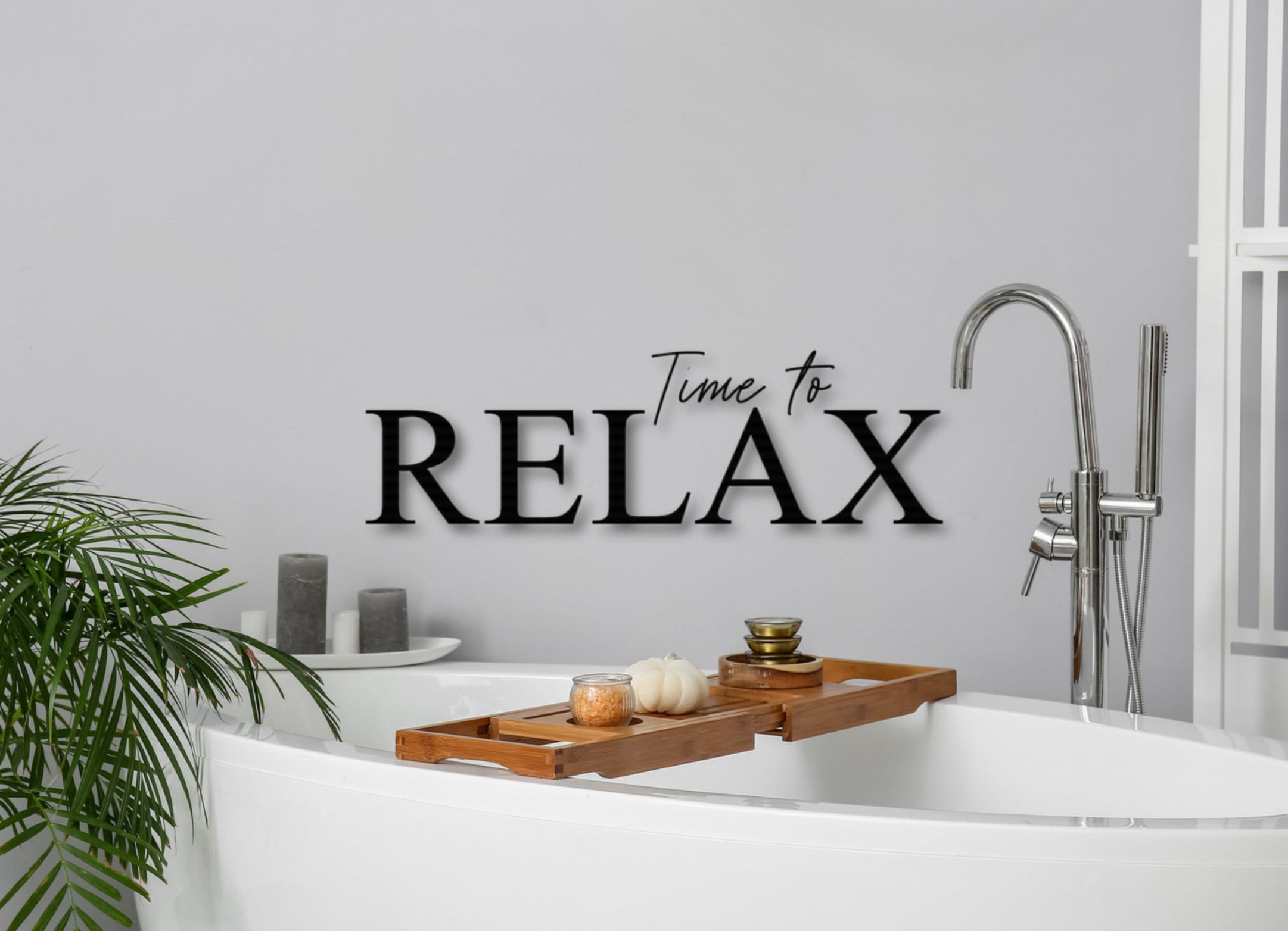 Schriftzug aus Holz D Time to Relax Deko Bad Wand Deko Badezimmer Schriftzug aus Holz D Time to Relax Deko Bad Wand Deko Badezimmer